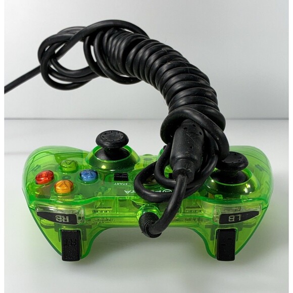 Xbox PowerA #105660-FR Mini Transparent Green Wired Controller Tested - Picture 4 of 9